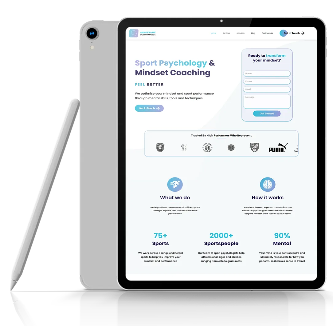Tablet dashboard interface
