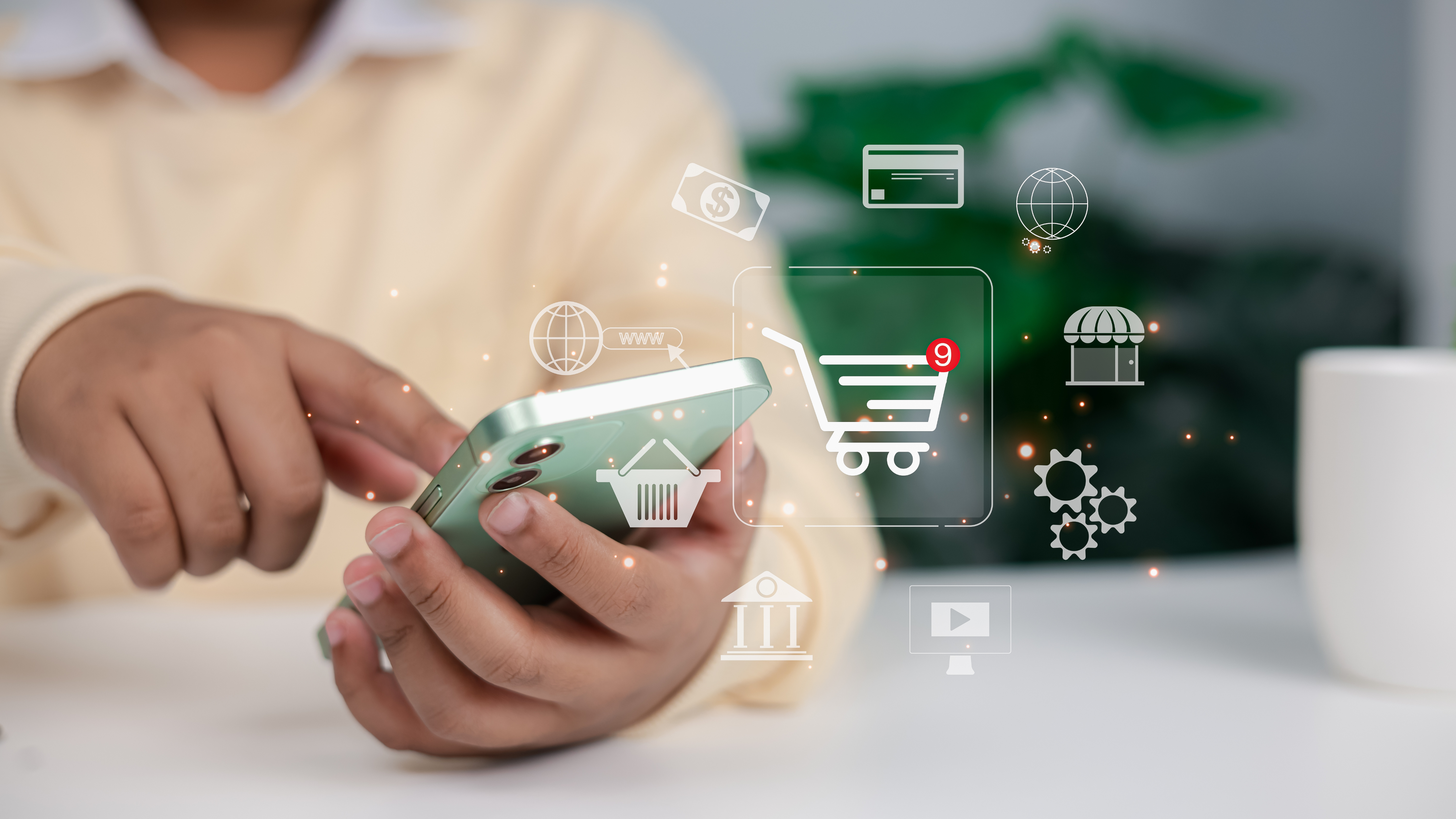 Retail UX design and checkout interface