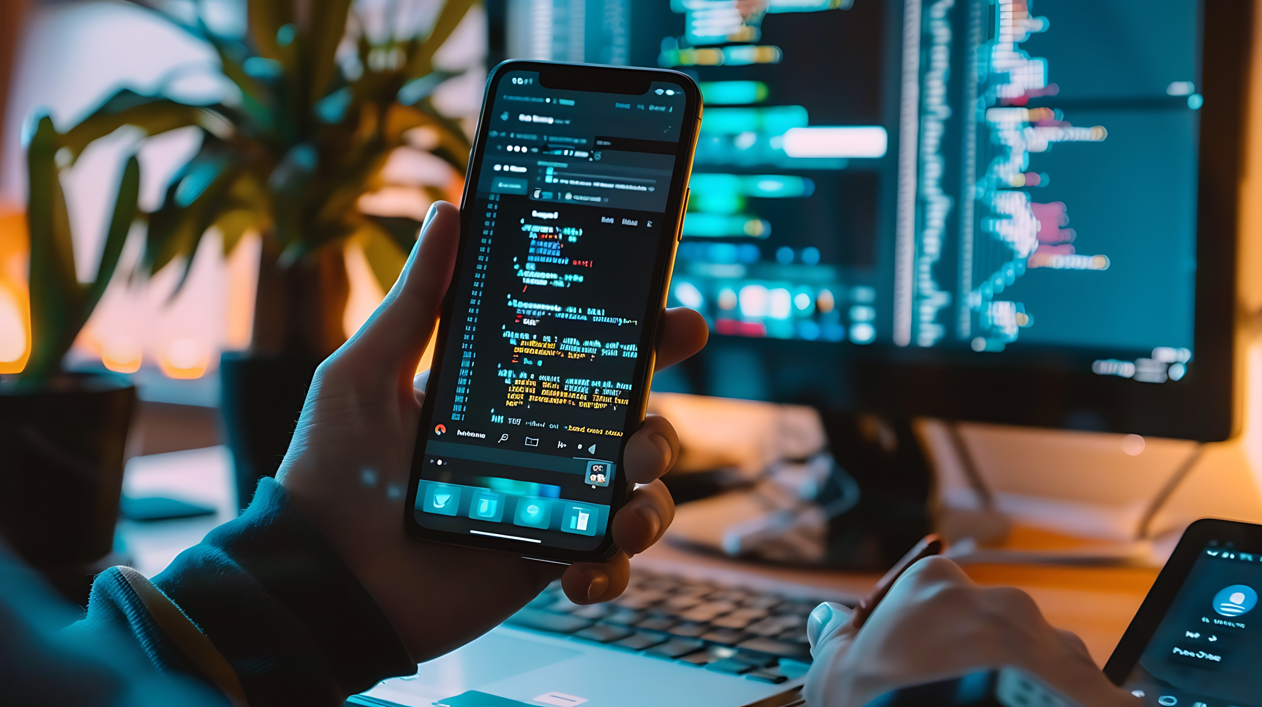 Developer testing mobile application interfaces