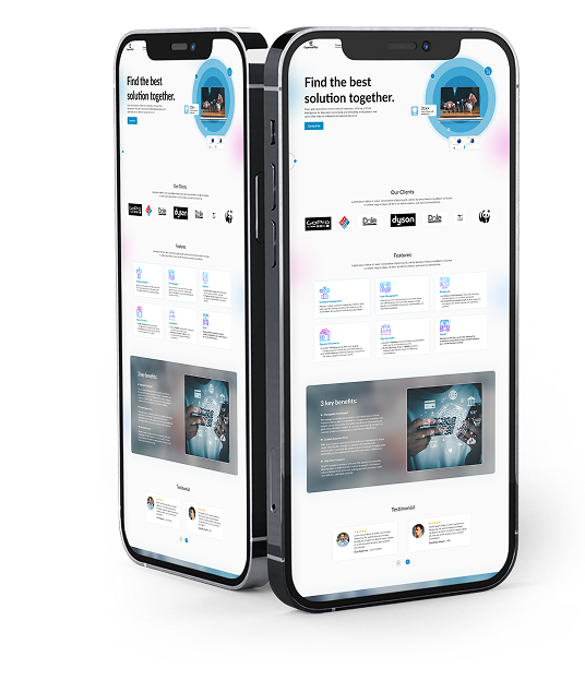 UI UX product screen previews