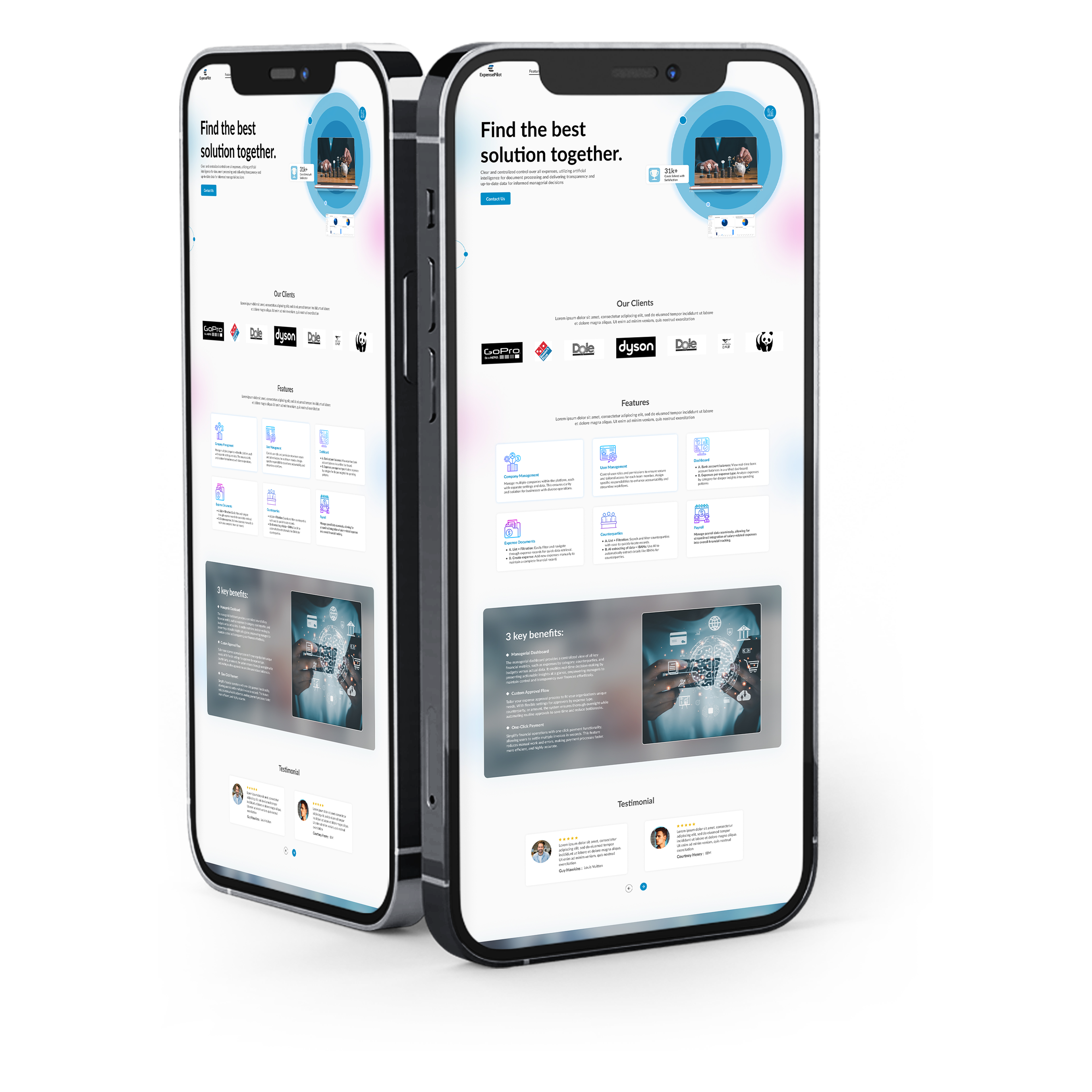 Marketing mobile screen previews